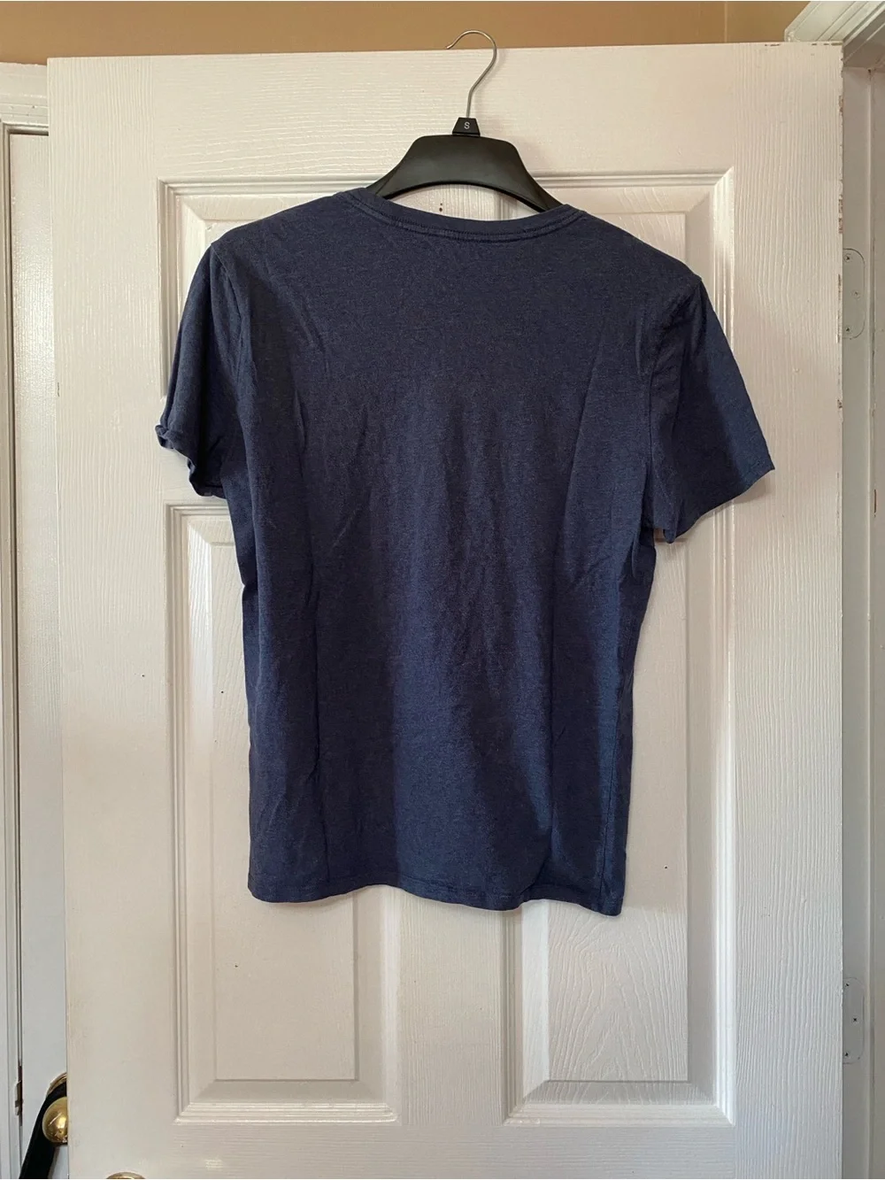 Everlane Navy Blue Front Pocket Crew Neck Cotton Short Sleeves T- Shirt - Picture 2 of 7